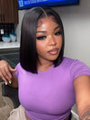 Premium Synthetic Collection Pre Bleached Wear Go Wigs Straight Wig